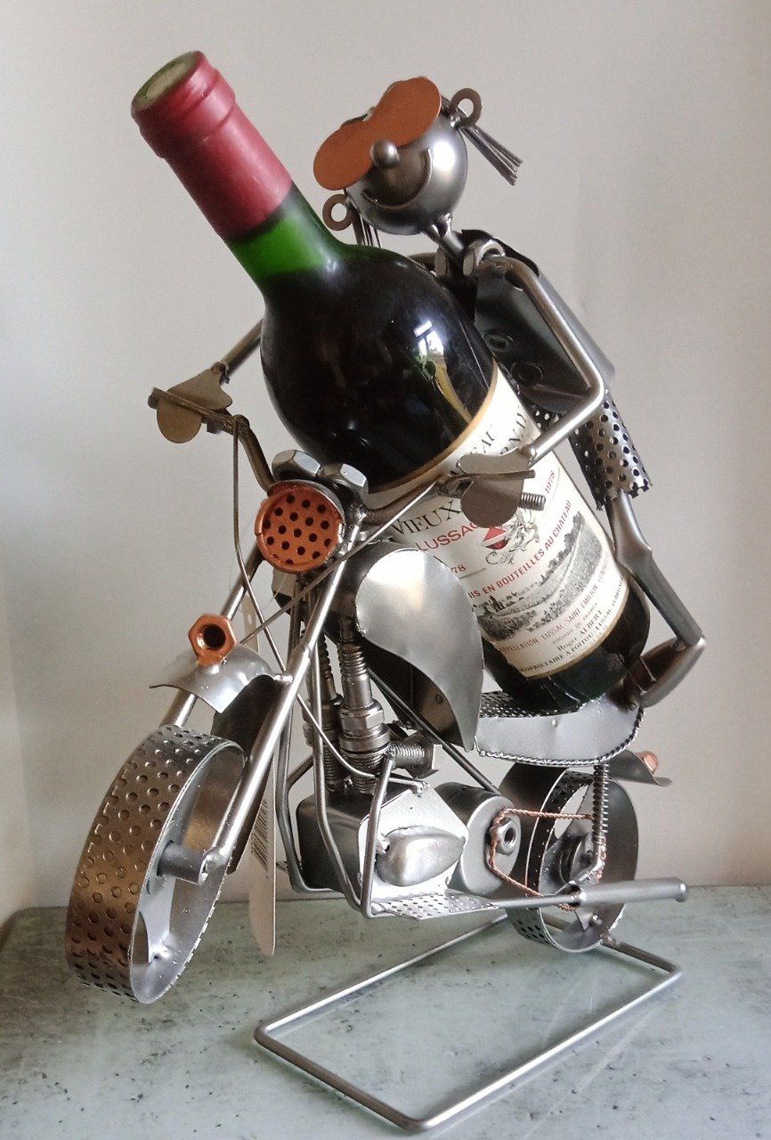 Porte-bouteille Motard Enesco